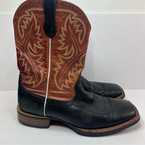 Ariat Black and Brown Western Boots